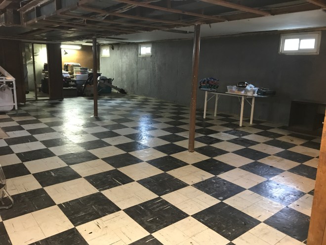 Great Kills home, partial finished basement