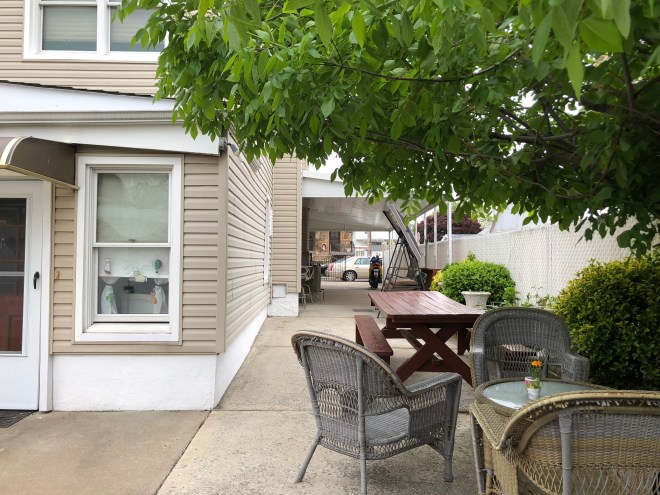 Apartment with yard space