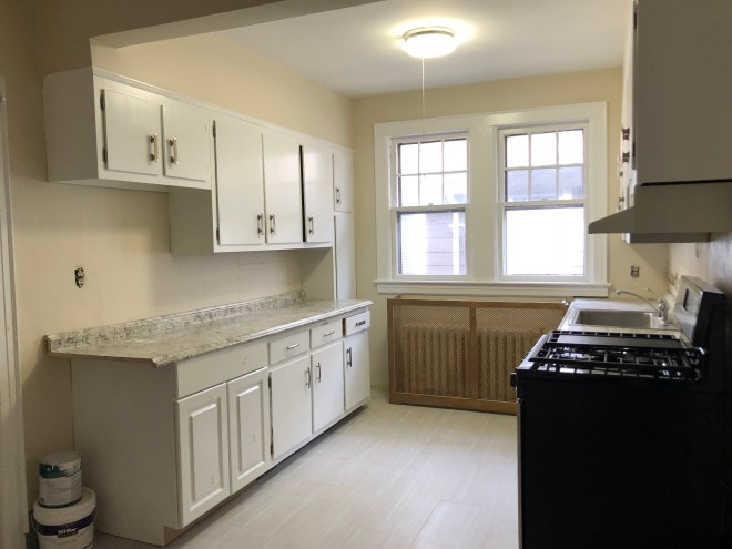 Apartment with new kitchen